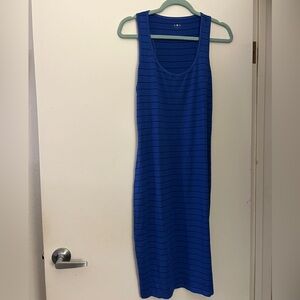 Free with purchase Stripe print midi dress